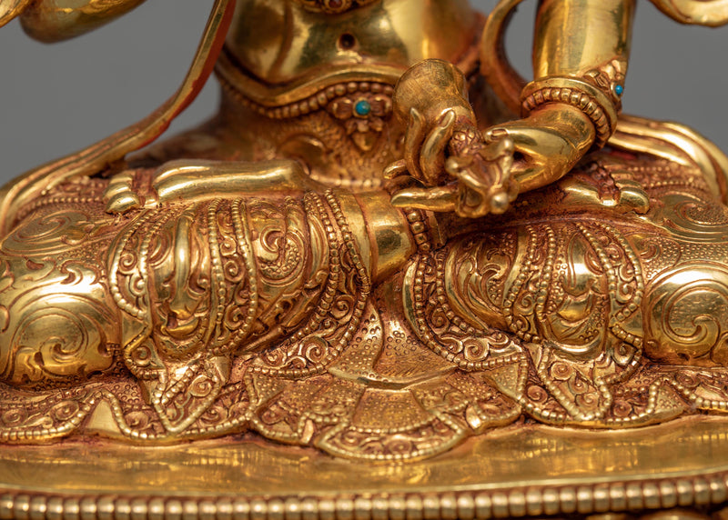 Dorje Sempa | Vajrasattva Statue For Ngondro Practice | Tibetan Buddhist Deity