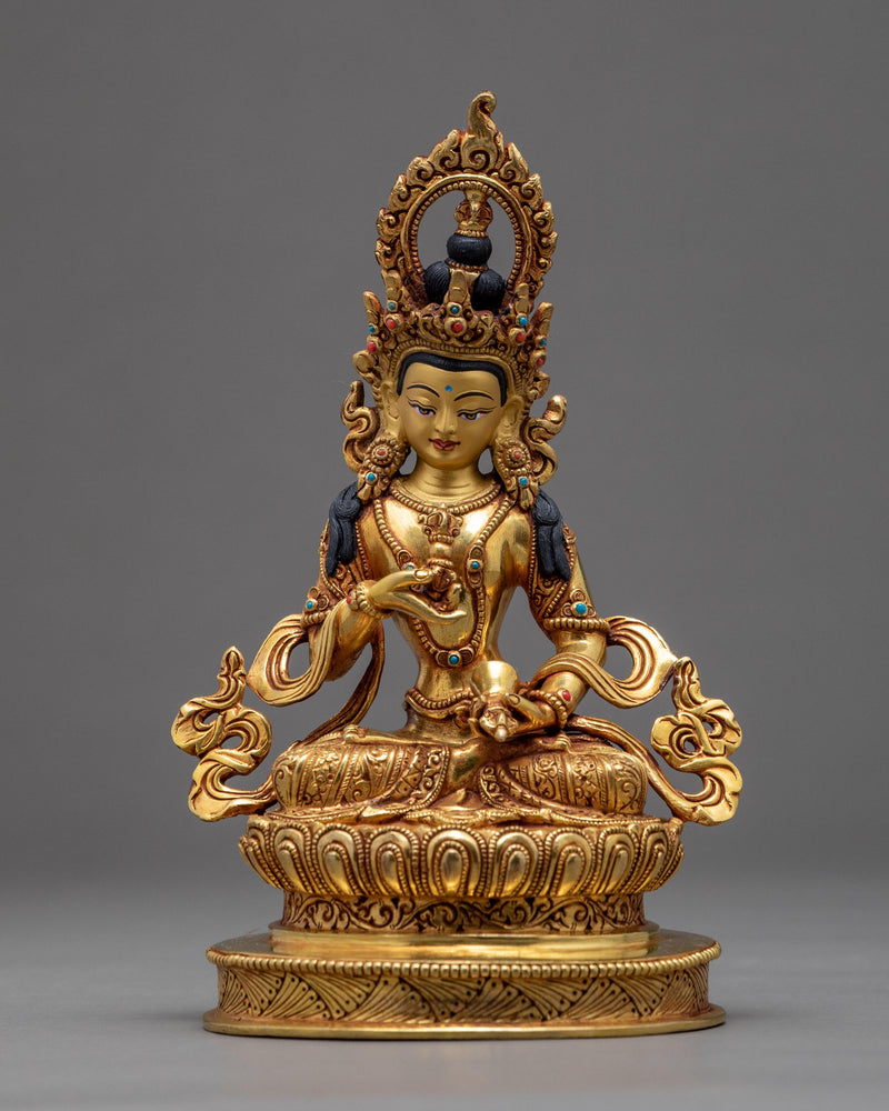Seated Vajrasattva, Powerful Deity Of Purification Statue