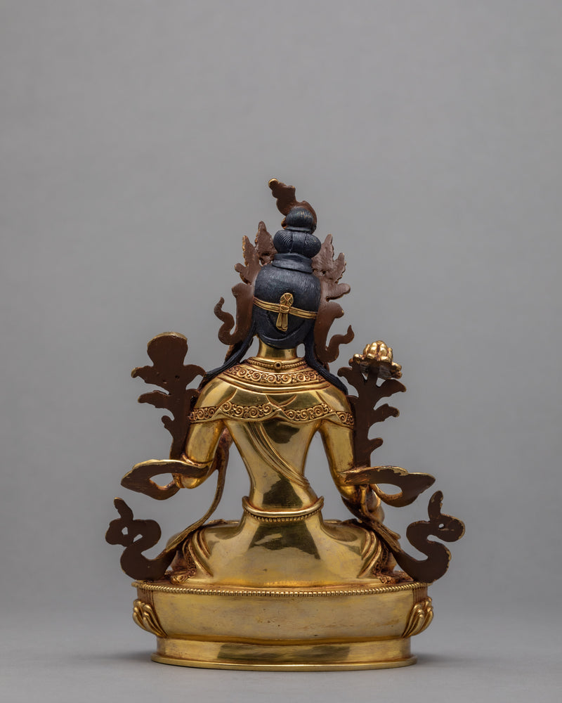 Vajradhara With Bodhisattvas and Taras Statue Set, Sacred Scupltures of ...