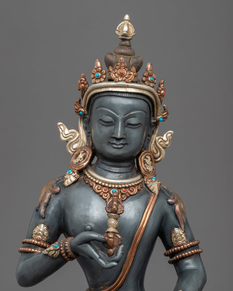 Vajrasattva Practice Sculpture | Hand Carved Tibetan Art