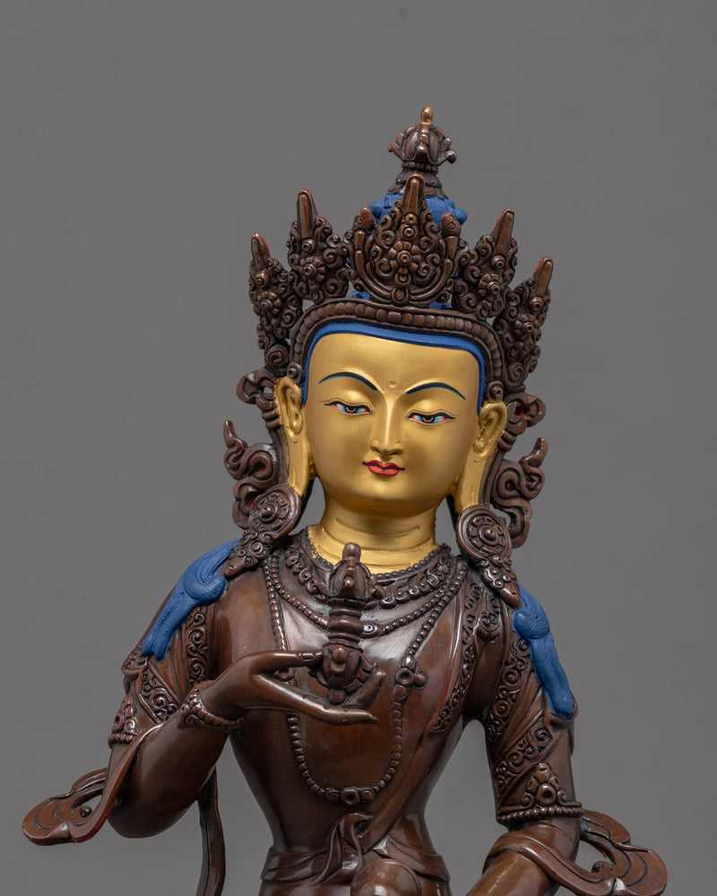 Vajrasattva Sculpture Dorje Sempa | Buddhist Deity Statue
