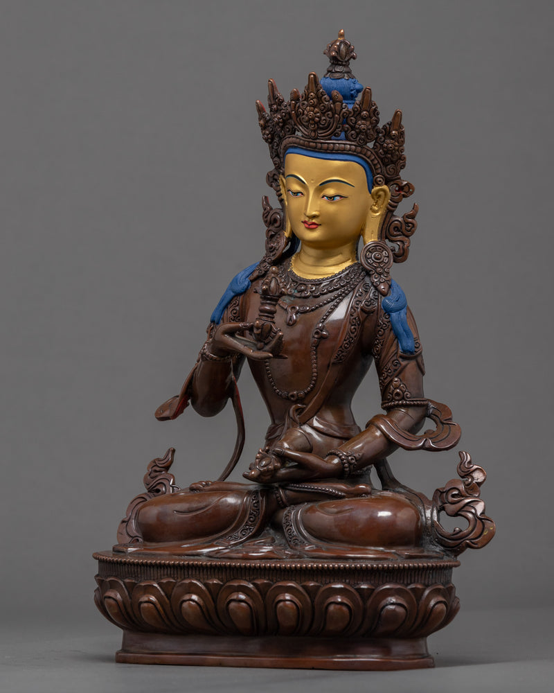 Vajrasattva Sculpture Dorje Sempa | Buddhist Deity Statue