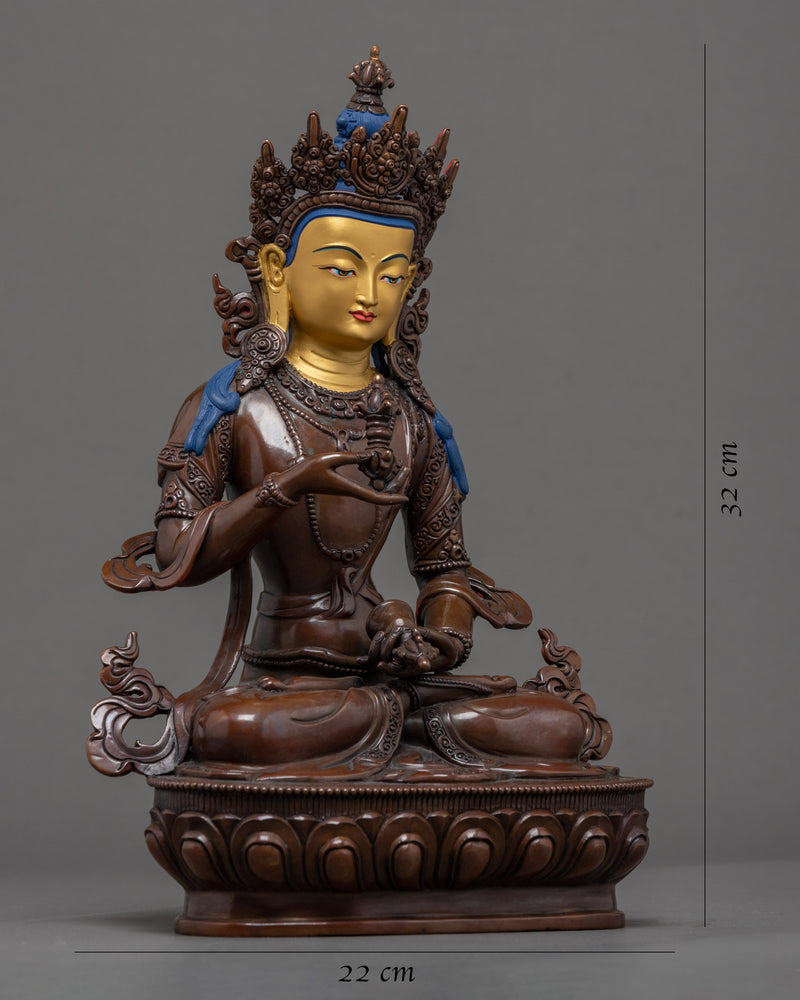 Vajrasattva Sculpture Dorje Sempa | Buddhist Deity Statue