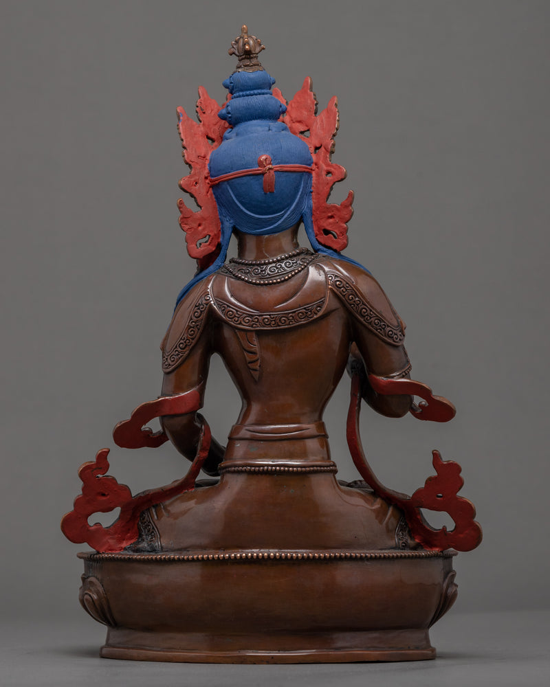 Vajrasattva Sculpture Dorje Sempa | Buddhist Deity Statue