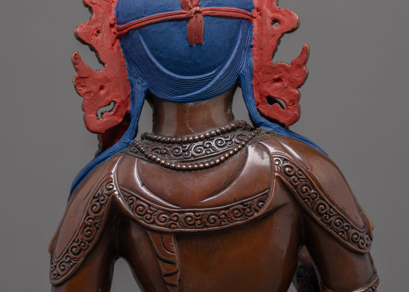 Vajrasattva Sculpture Dorje Sempa | Buddhist Deity Statue