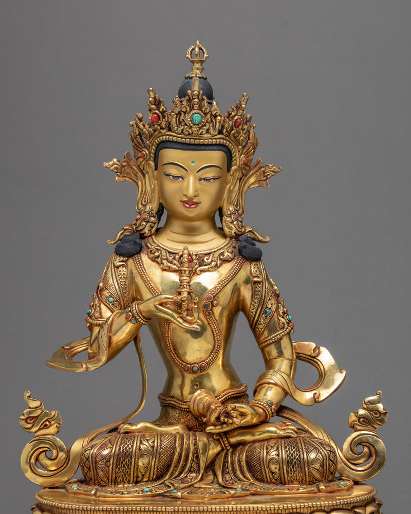 Vajrasattva Statue | Traditional Dorje Sempa Art | Tibetan Statue