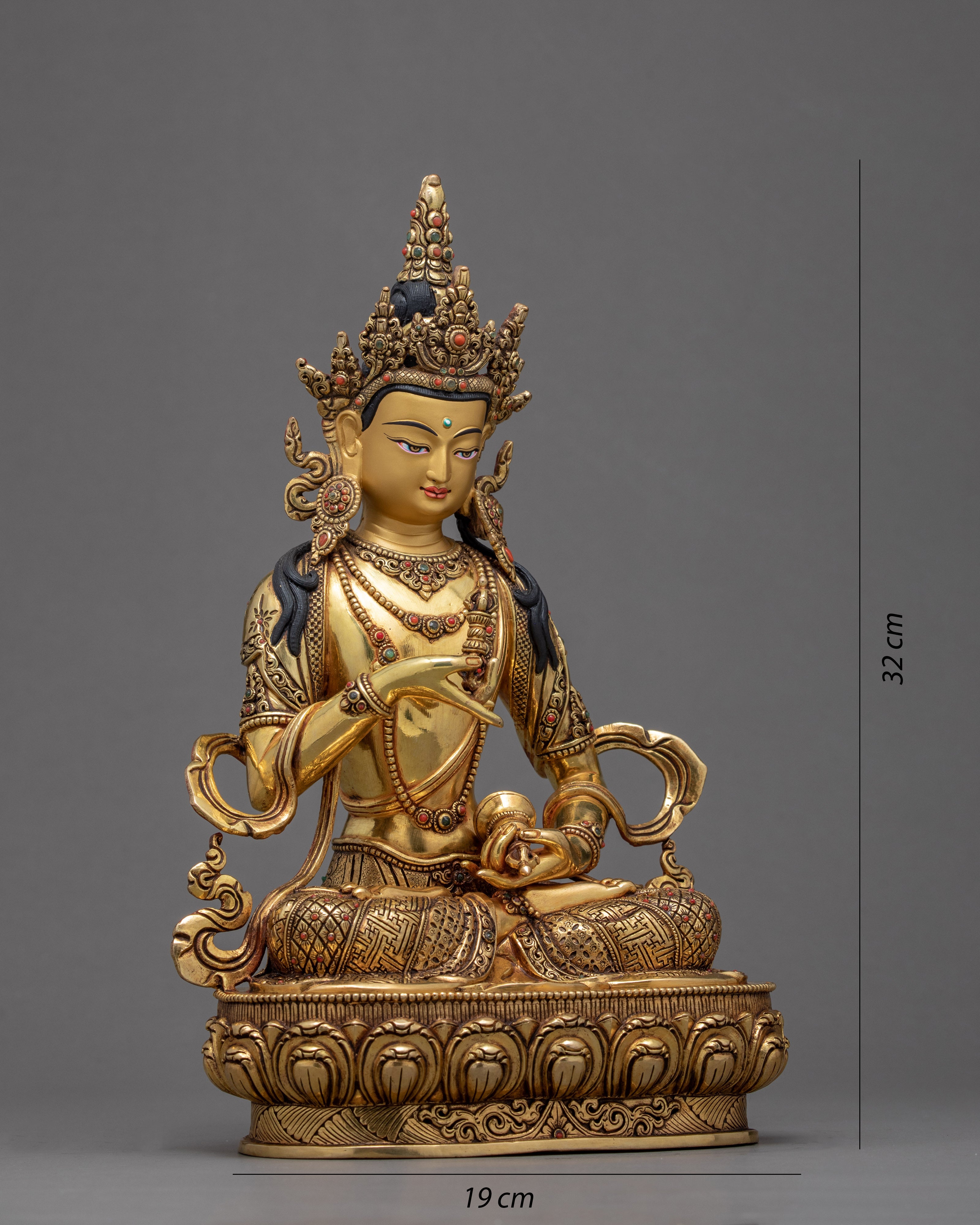 Tibetan Vajrasattva Statue | Traditionally Hand Made Sculpture