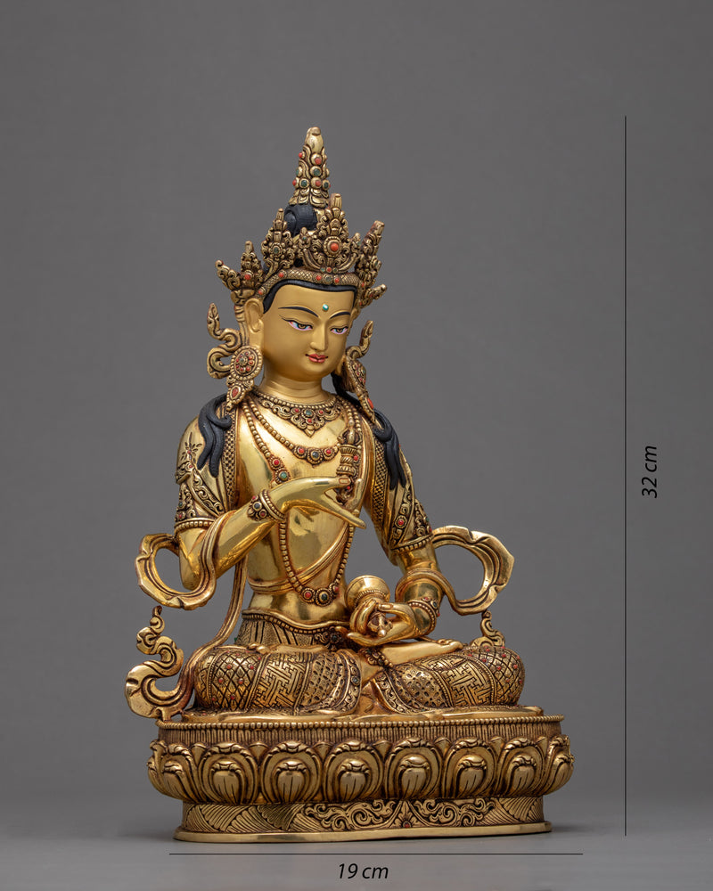 Tibetan Vajrasattva Statue | Traditionally Hand Made Sculpture