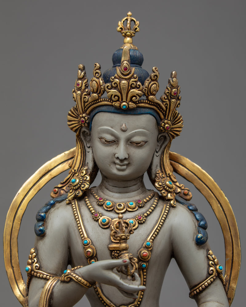 Indoor Vajrasattva Statue | Hand Carved Tibetan Art