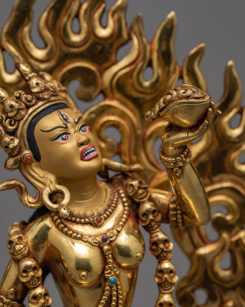 Naropa Tradition Vajrayogini Statue | Finely Hand Carved | Buddhist Art
