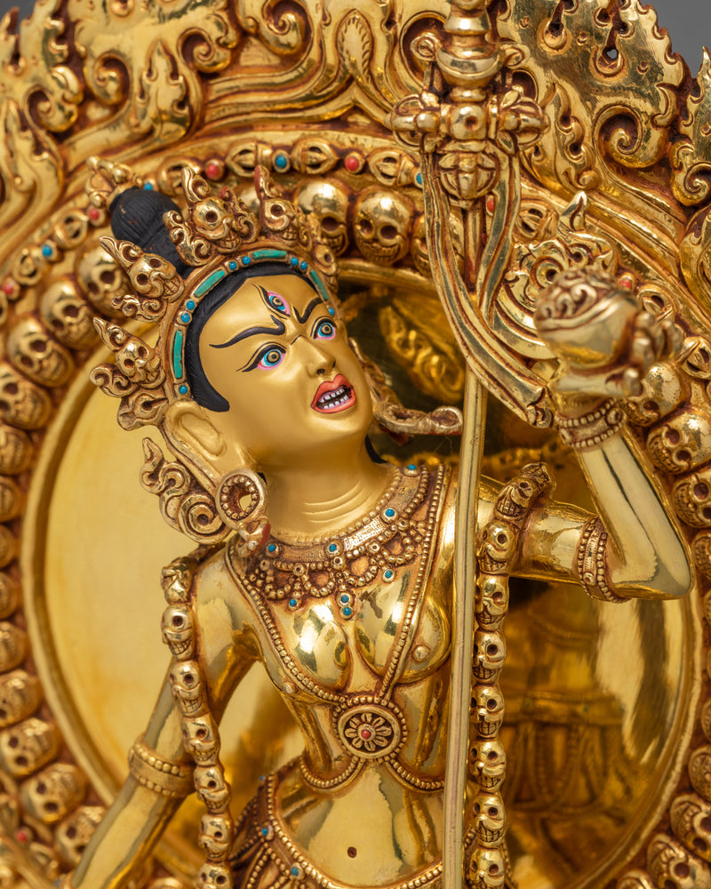 Vajrayogini Statue | The Red Yogini | Buddhist Deity Wisdom Dakini