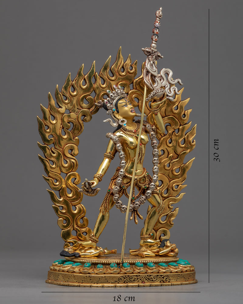 Vajrayogini Empowerment Statue | Traditional Tibetan Dakini Handcraft