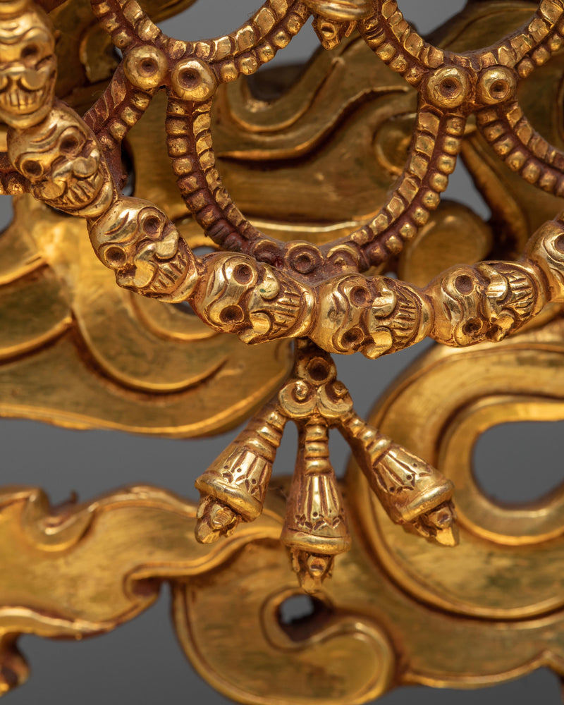 Maitri Vajrayogini In Gold | Yogini Statue | Tibetan Buddhist Art