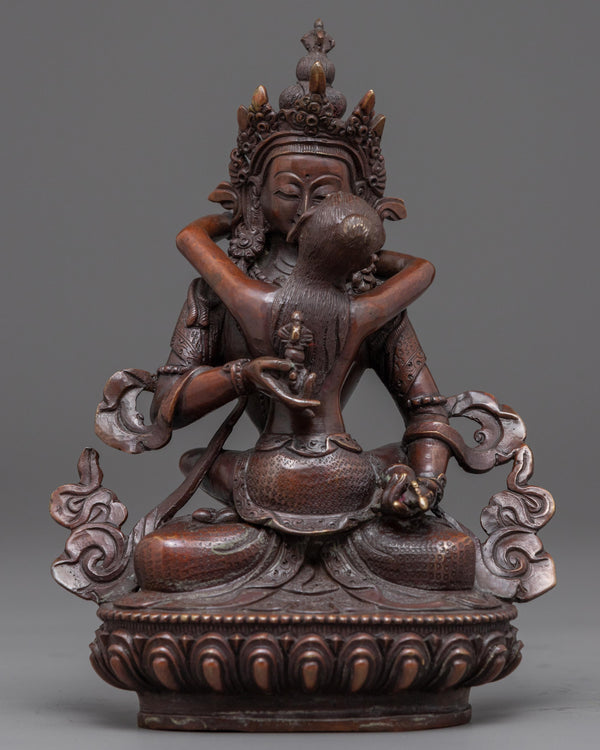 Statue of Vajrasattva with Consort 