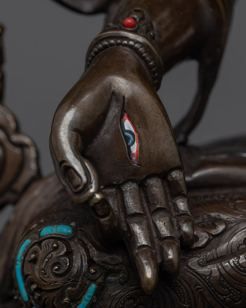 White Tara Bodhisattva Statue | Hand-Carved Female Bodhisattva Statue