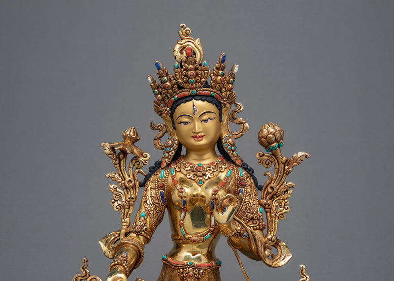 The White Tara Statue | Buddhist Deity Of Long Life And Good Health