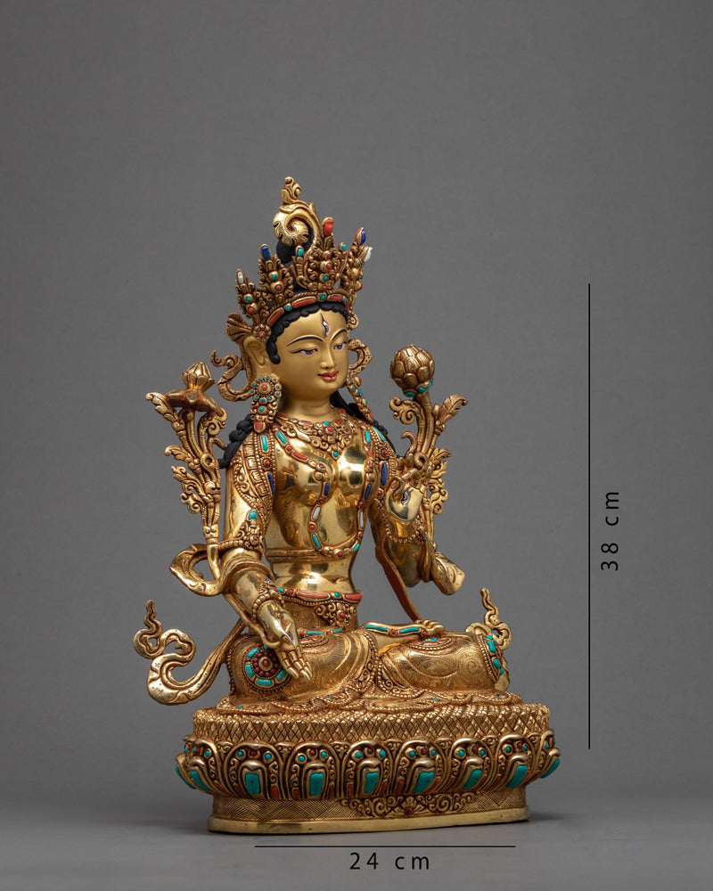 The White Tara Statue | Buddhist Deity Of Long Life And Good Health