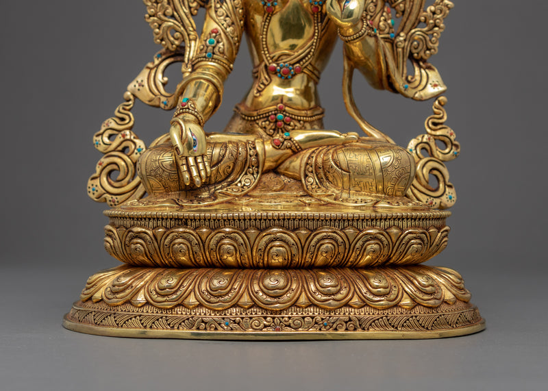 The White Tara Statue | Tibetan Buddhist Art
