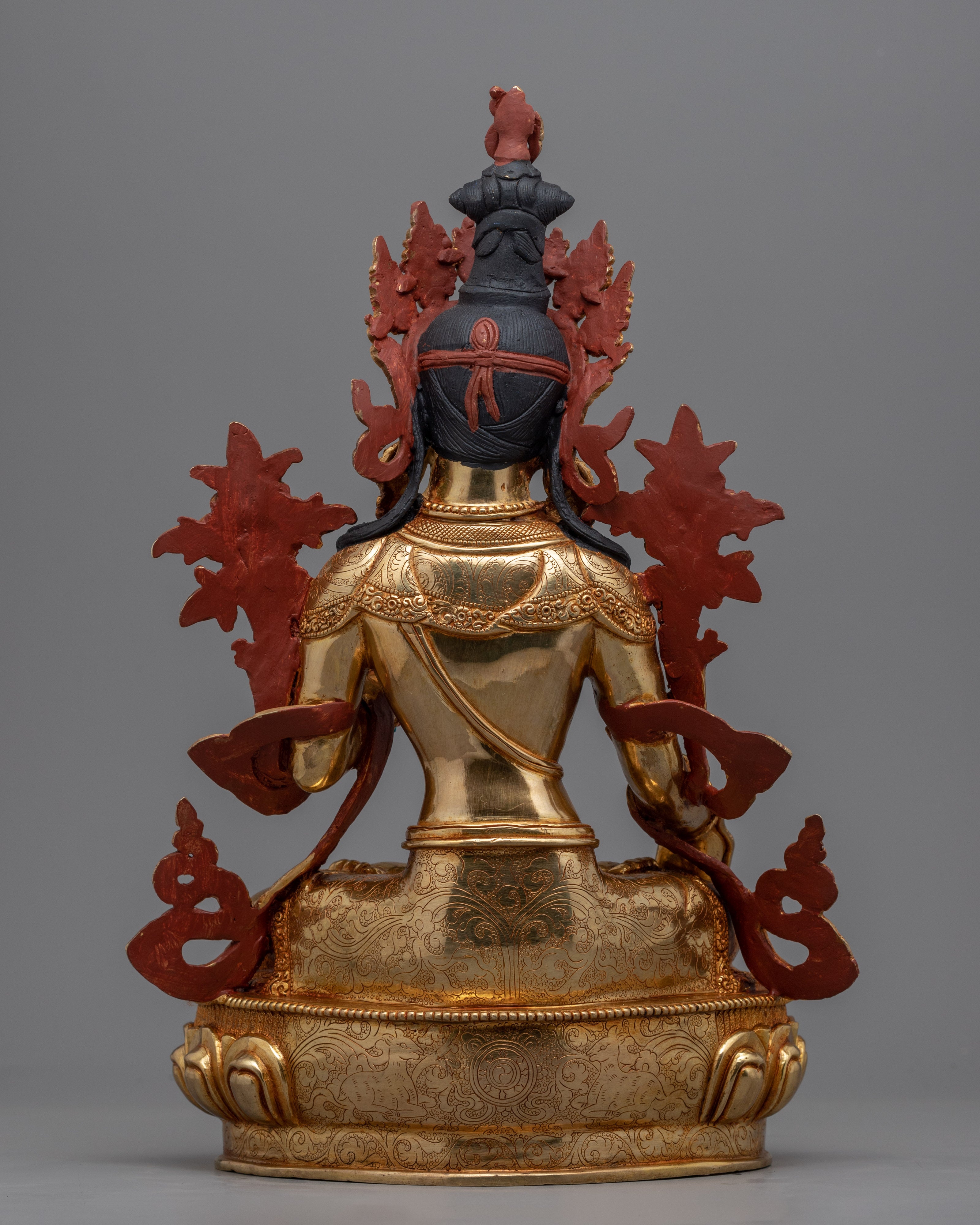 Tibetan White Tara Statue for Meditation | Himalayan Buddhist Art