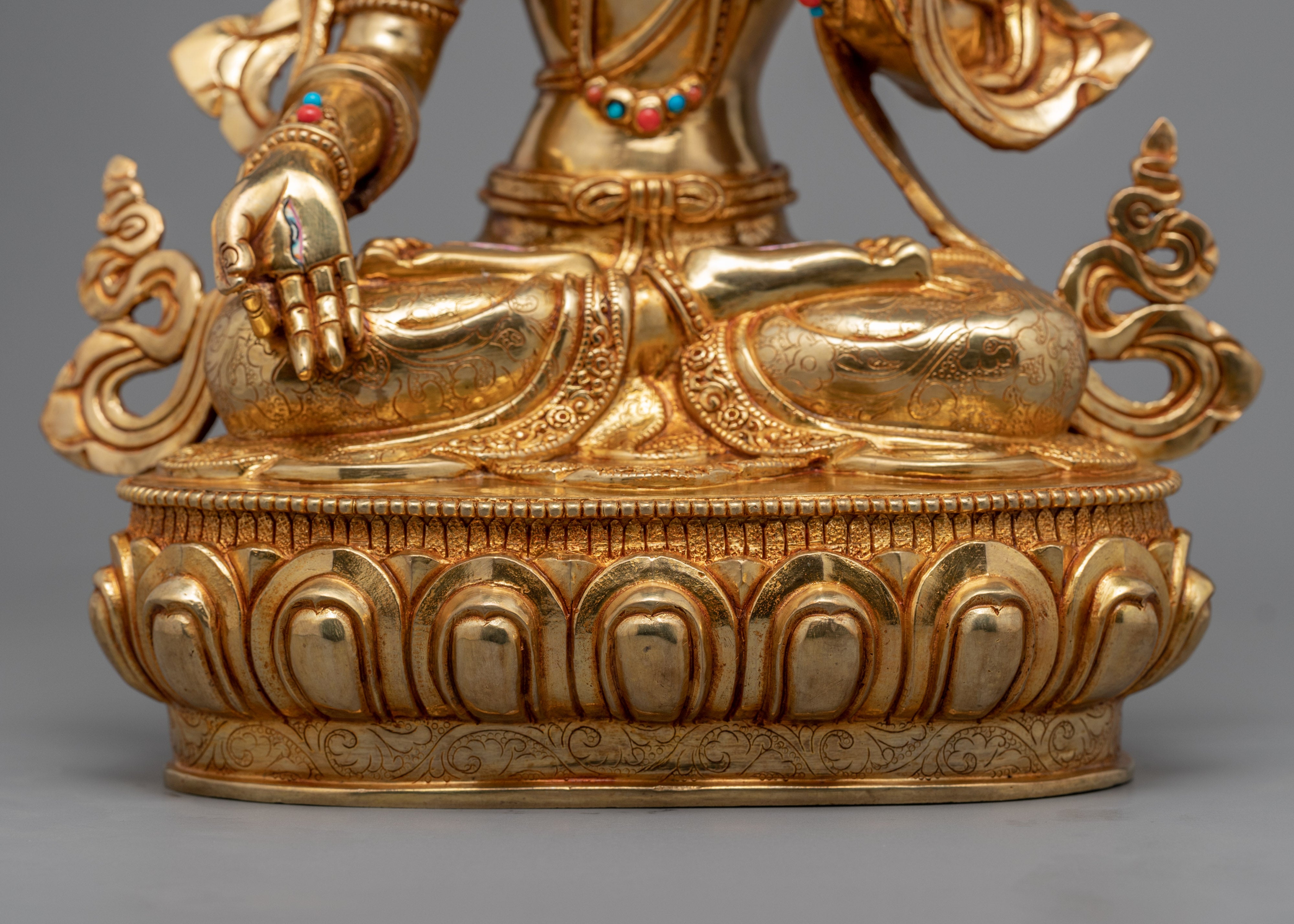 Tibetan White Tara Statue for Meditation | Himalayan Buddhist Art