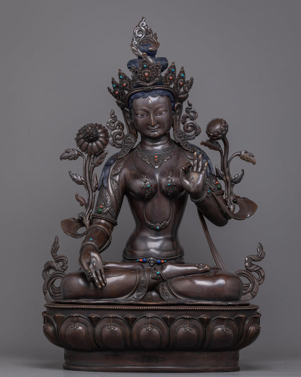 white tara statue