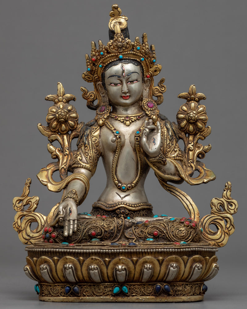 Tibetan White Tara Statue