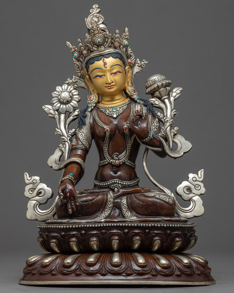 White Tara Buddha Sculpture