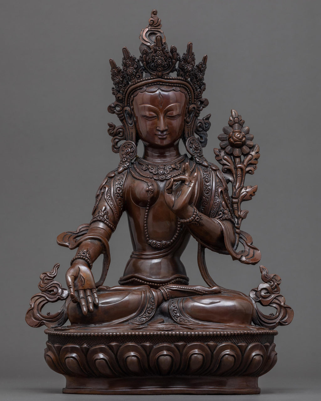 white tara goddess statues