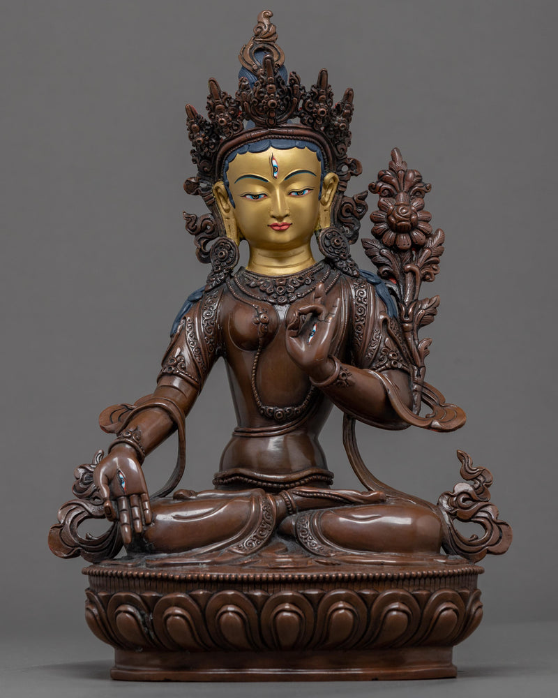 Buddhist White Tara Sculpture