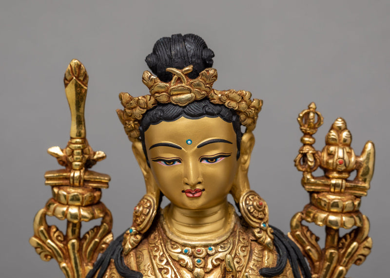 Yuthok Statue | 24K Gold Gilded Statue