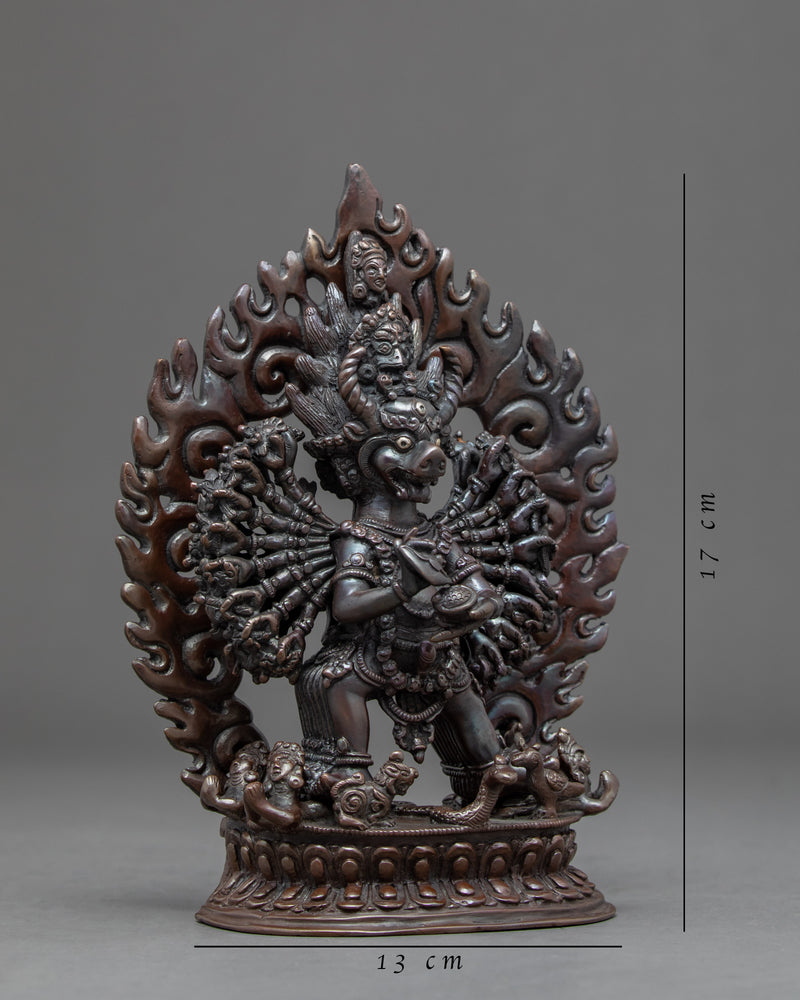 Yamantaka Sculpture | Traditionally Hand Carved Buddhist Statue
