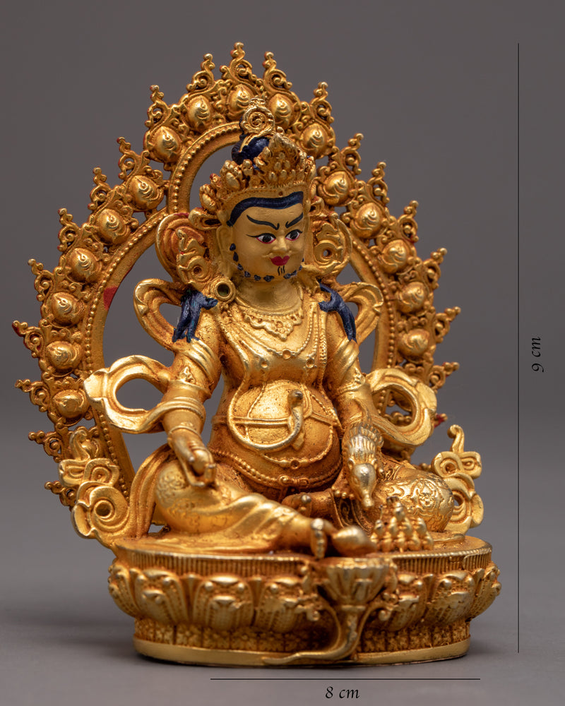 Electroplated Dzambhala Statue | God of Wealth and Prosperity
