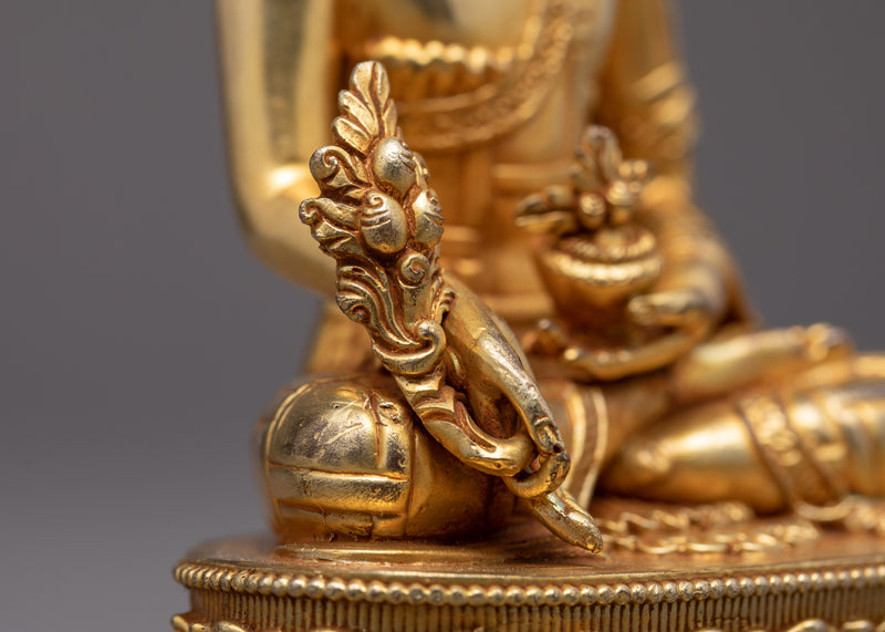 Medicine Buddha Small Statue | Bhaiṣajyaguru Healing Deity