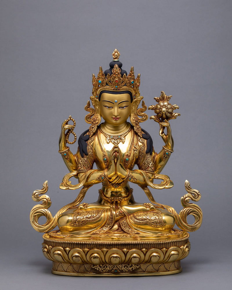 Chenrezig Bodhisattva Statue 