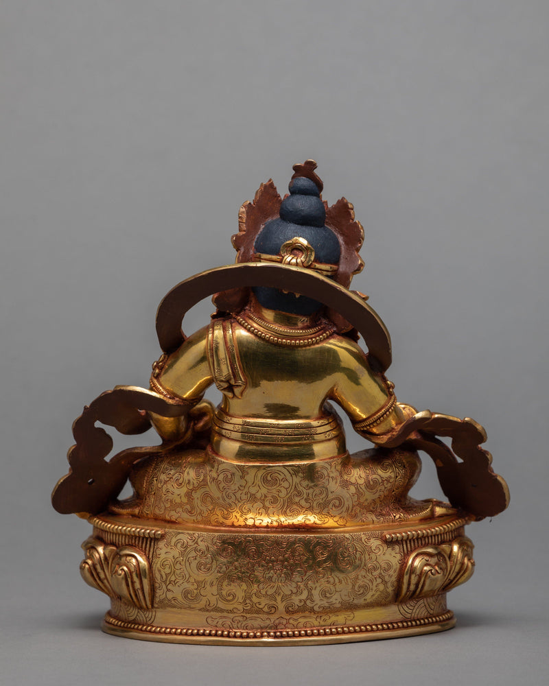 Wealth Deity Dzambhala | 24k Gold Buddhist Statue