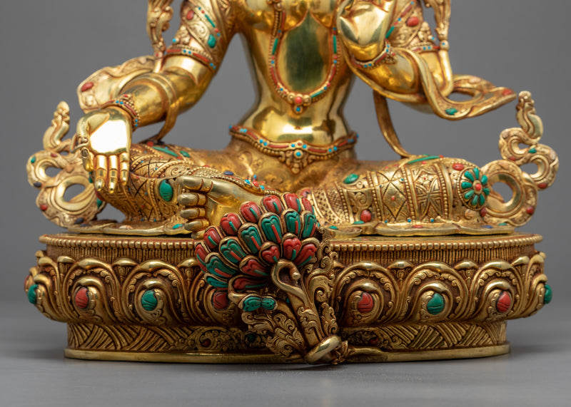 Buddha Tara Statue | Traditional Green Tara Sculpture