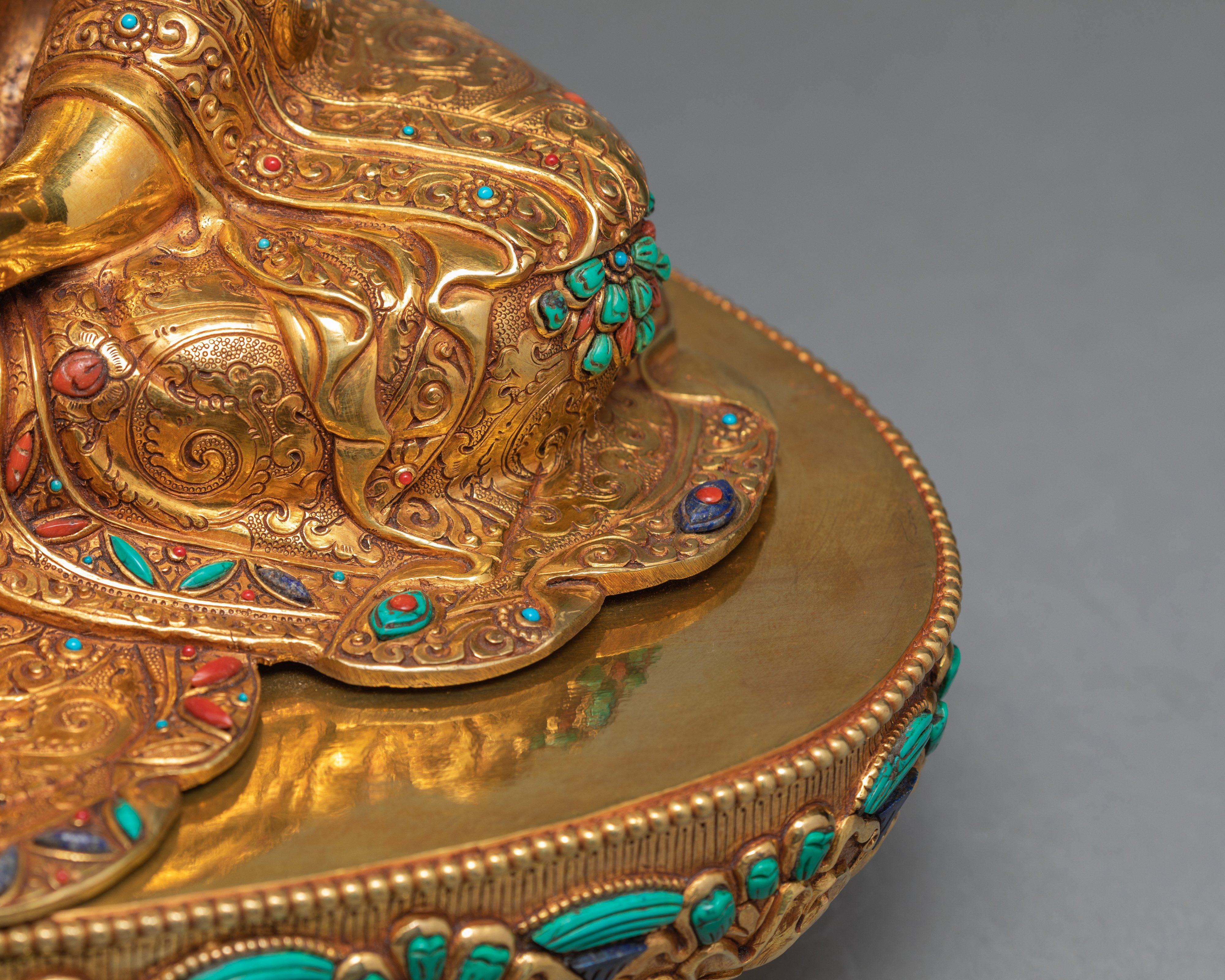 Guru Rinpoche Statue | Padmasambhava Art | Tibetan Sculpture