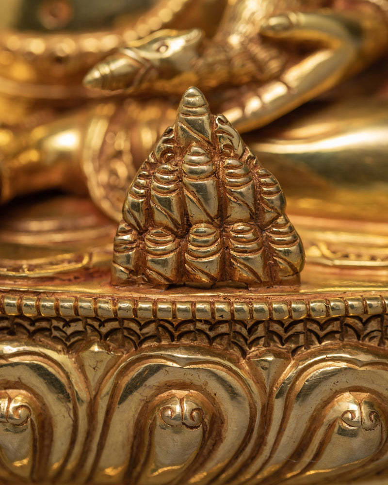 Jambala | Dzambhala Statue | Traditionally Hand carved Wealth Deity