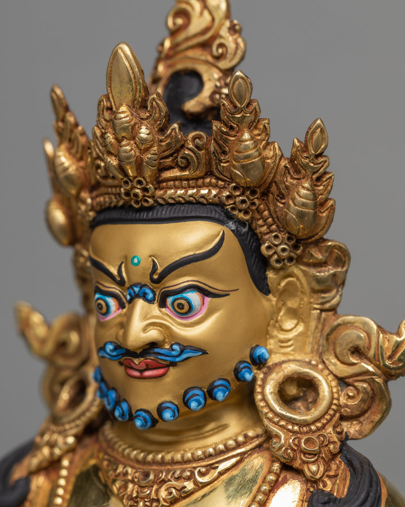 Jambala | Dzambhala Statue | Traditionally Hand carved Wealth Deity