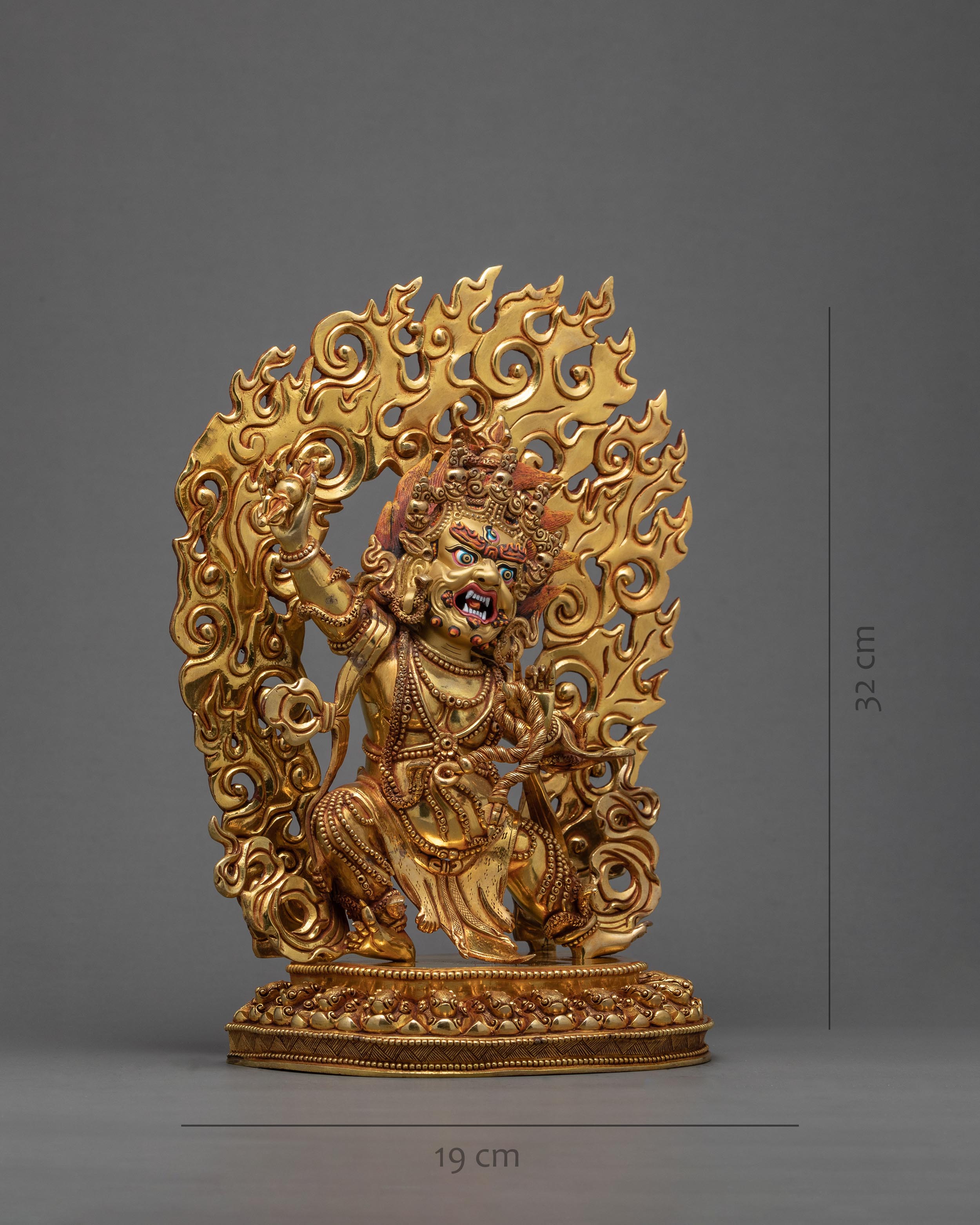 Wrathful Vajrapani | Buddhist Bodhisattva Sculpture
