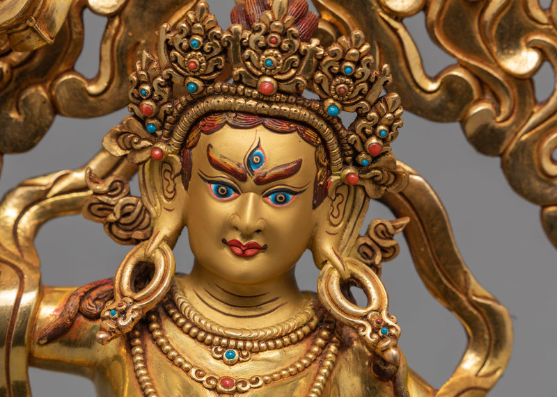 Machig Labdron | 24K Gold Gilded Yogini Statue
