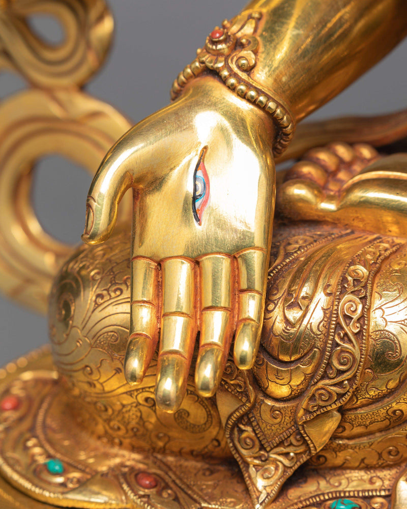 Rare Namgyalma (Ushnishavijaya ) Statue, Tibetan Buddhist Statue
