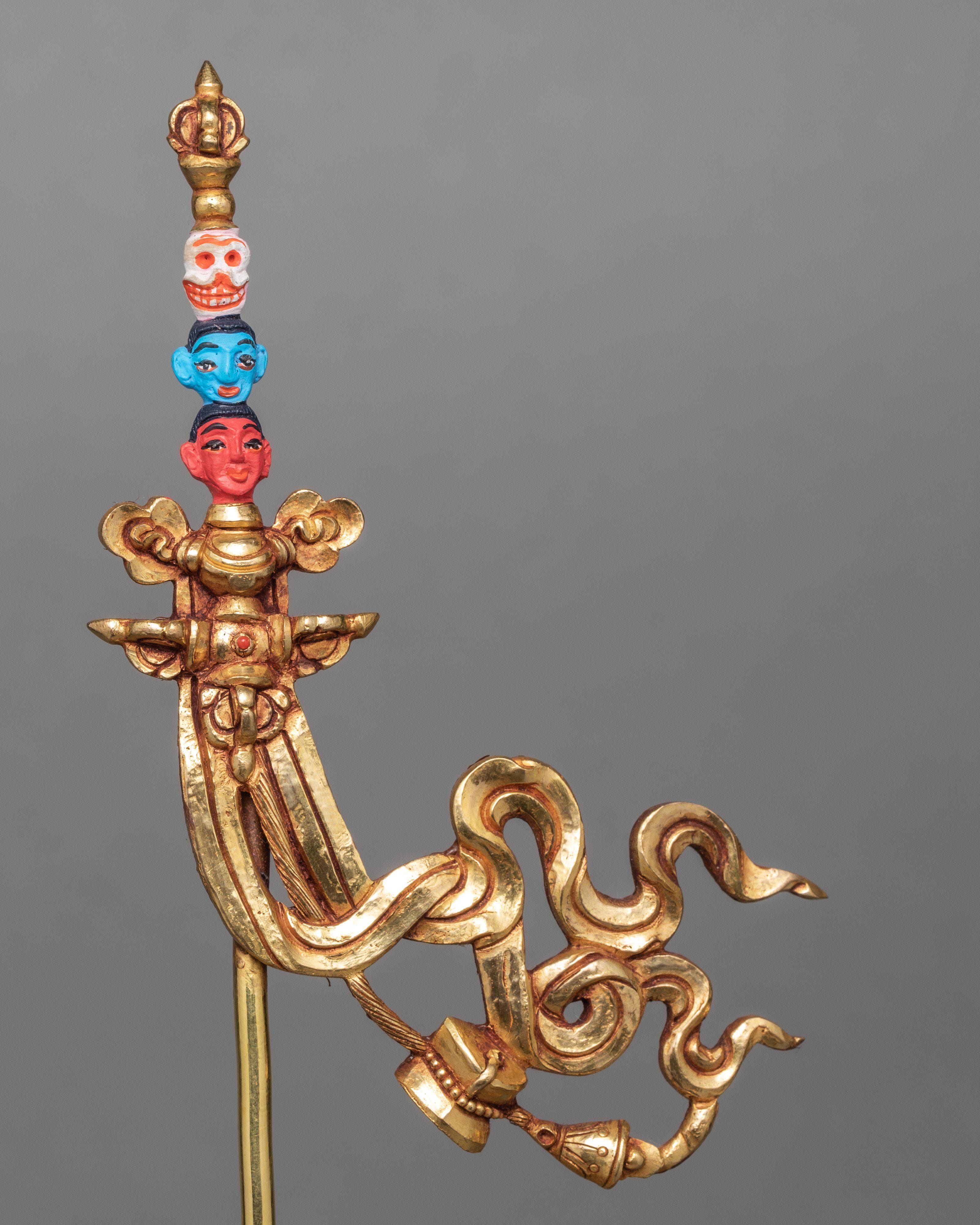 Vajrayogini Statue, Traditionally Gold Gilded Dakini Statue