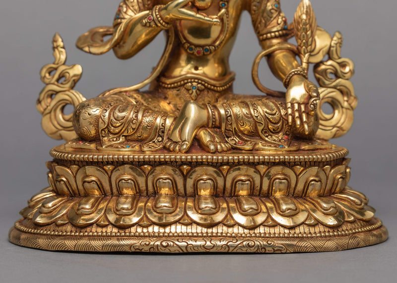 Vasudhara Statue | Vasudhara Dharani | Purely Gilded in 24K Gold