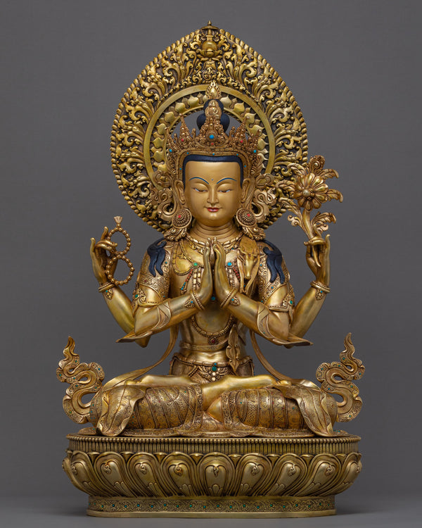 Avalokiteshvara Chenrezig Statue Art
