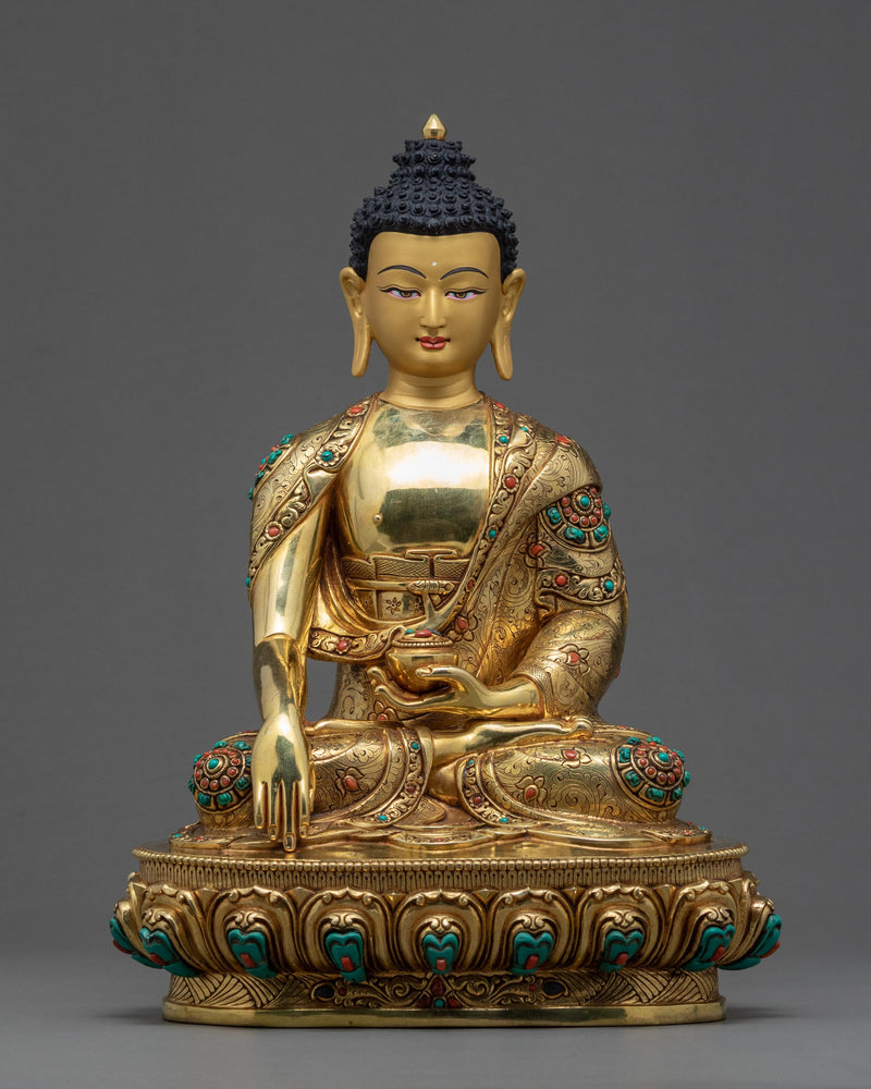 Buddha Shakyamuni Seated In Meditation Statue