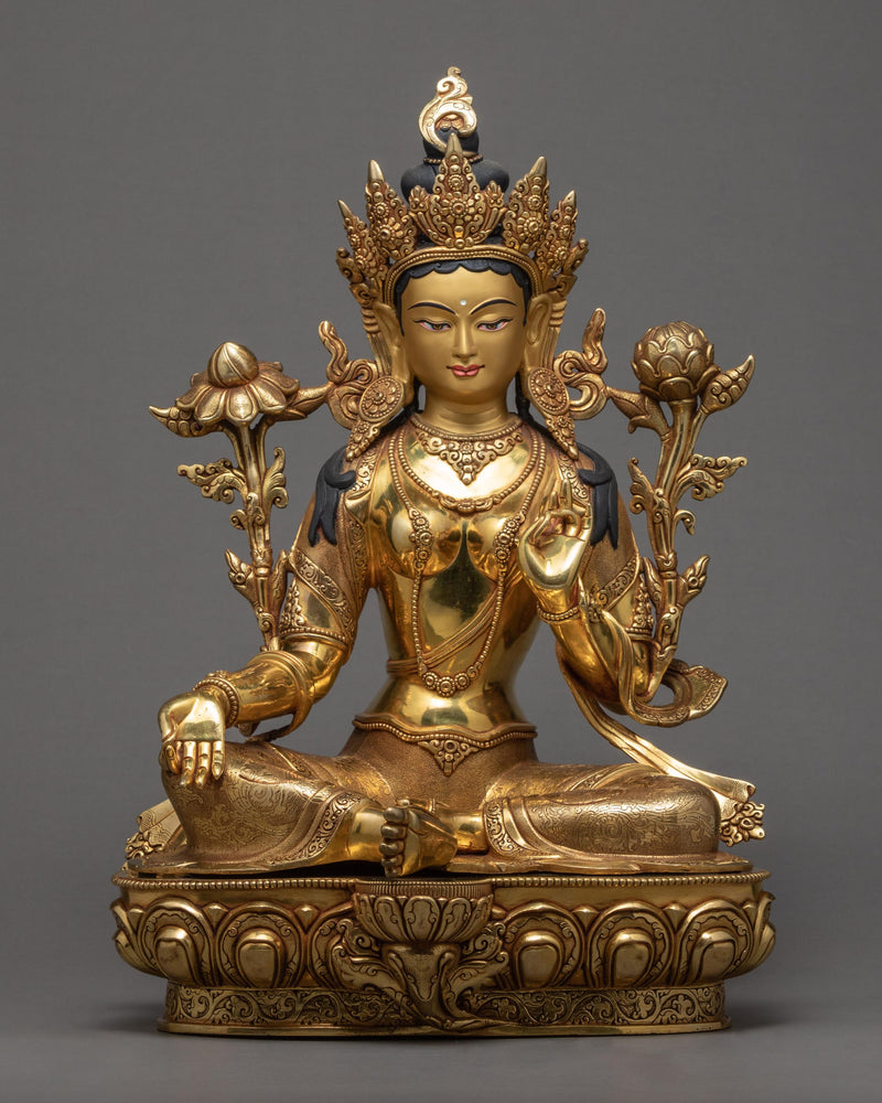 Mother Green Tara Buddhist Statue