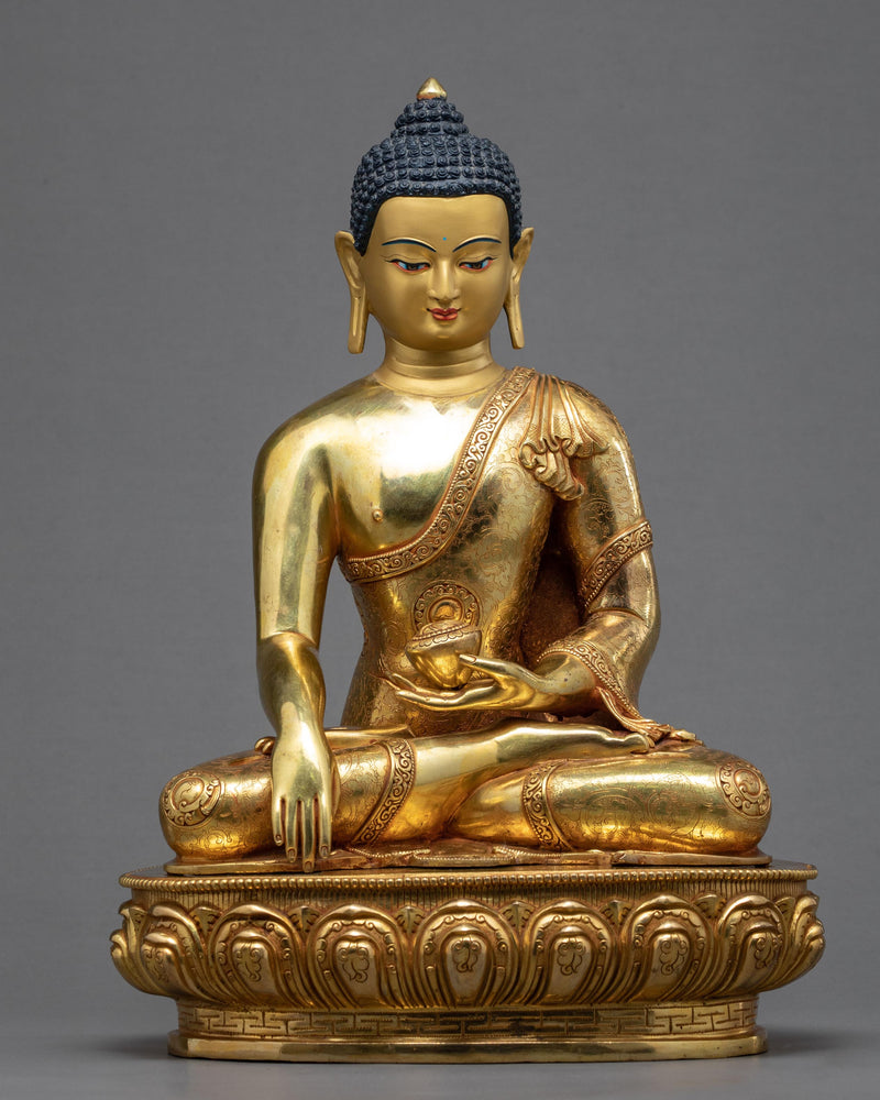 Seated Shakyamuni Buddha Sculpture 