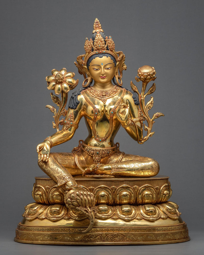 Green Tara Goddess Statue