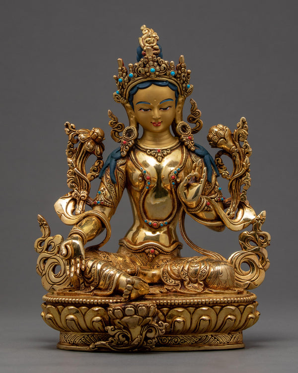 Buddha Green Tara Statue